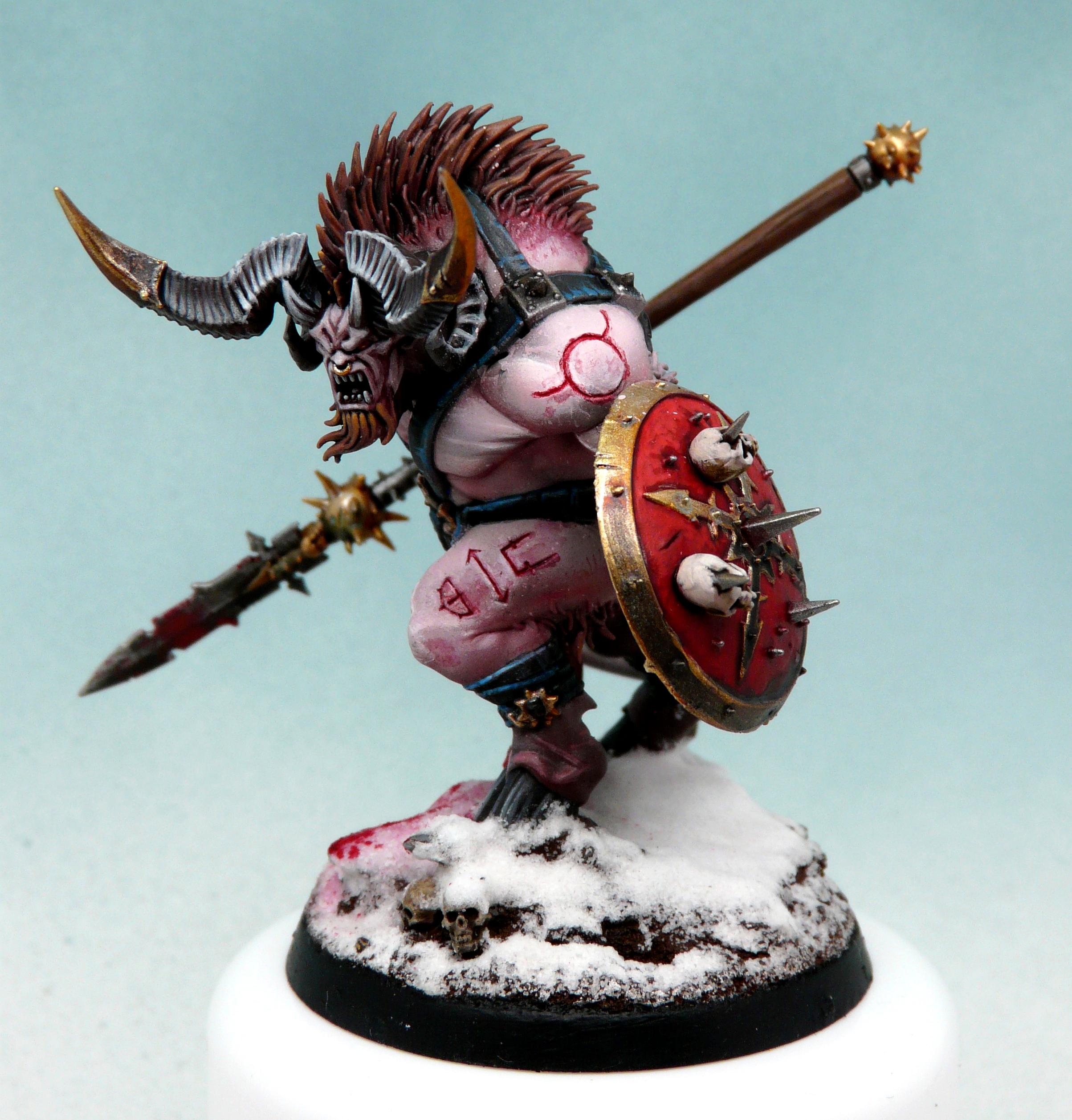 Age Of Sigmar Chaos Minotaur Ogroid Myrmidon Warcry Ogroid